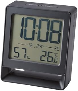 電波 LCDアラームクロック SQ LCR083-BK 電波 LCDアラームクロック SQ LCR083-BK